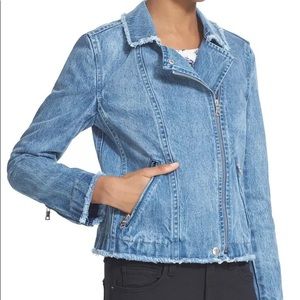 Rebecca Taylor Moto Denim Jacket
